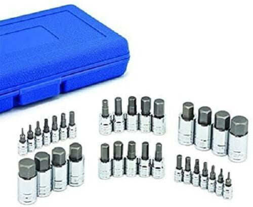 VCT 1/2-Inch Drive Shallow Impact Socket Set with Extension Bars 32-Piece 