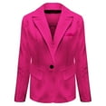 thumbnail image 7 of Lroveb Blazers for Women Business Casual Front Long Sleeve Lapel Collar Work Jacket Suit Jacket, 7 of 7