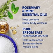 Dr Teals Epsom Salt Magnesium Soak, Wellness Therapy with Rosemary & Mint, 3 lbs