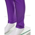 thumbnail image 6 of TSSOE Kids Girls Long Sleeve Dance Unitard Turtleneck Gymnastics Figure Ice Skating Full Body Purple 6, 6 of 9