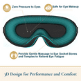 thumbnail image 4 of ComfiTime 3D Sleep Mask - 100% Blackout Eye Mask for Sleeping, Eye Covers for Men,Women,Kids, Contour Blindfold with Nose Baffle, Soft & Lightweight Sleep Eye Blinders , Latex-Free, Gray, 4 of 13