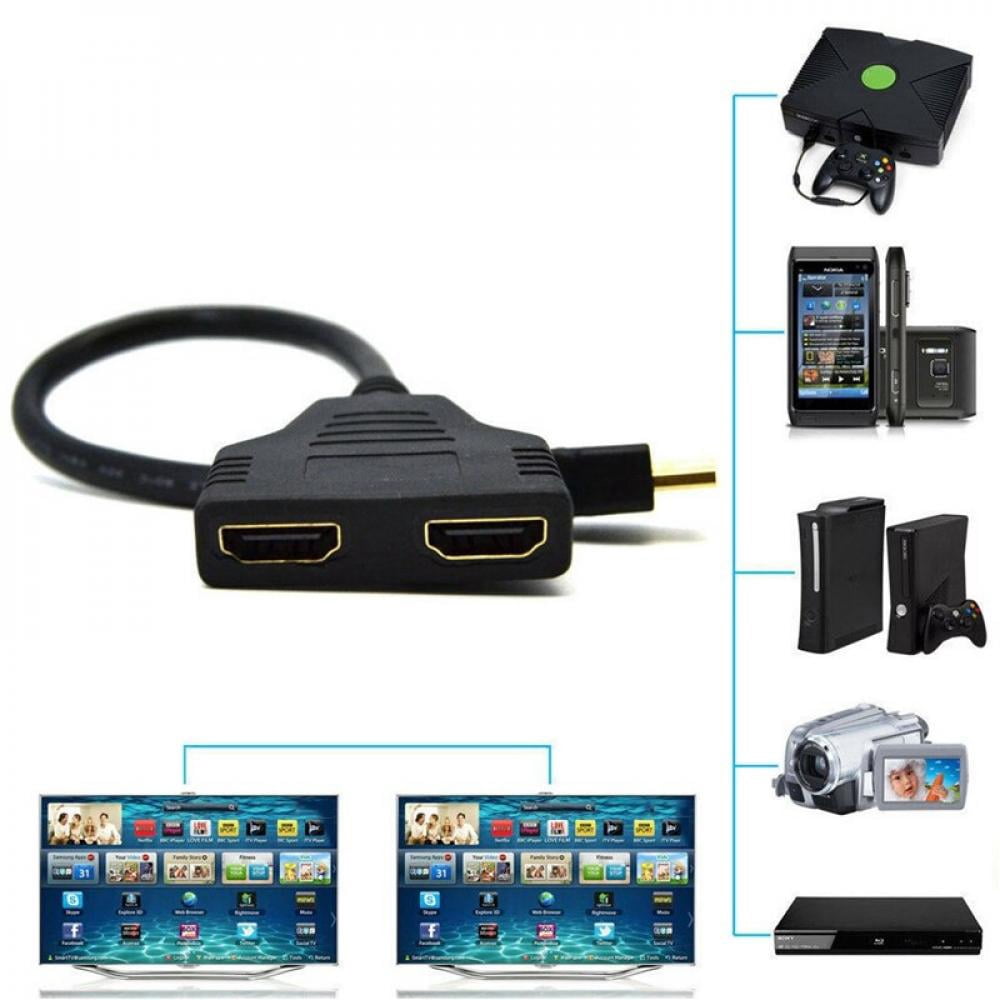 Patgoal 1/2x HDMI Port Male To Female 