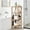 walnut, variant on Ataucjin 4-Tier Narrow Bamboo Shelf for Bathroom, 13"x13"x38.6" Slatted Wood Plant Stand Corner Rack for Towel Storage in Kitchen, Entryway, Bedroom
