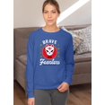 thumbnail image 2 of Fox Mask Brave Fearless Sweatshirt Women -Image by Shutterstock, Female Large, 2 of 4