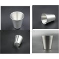 thumbnail image 5 of 6 Pcs Gobelets en Acier Inoxydable de 2,4 Onces (70ml) pour Boire de la Bière (2,3 Onces) (yu-b), 5 of 5