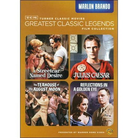 TCM Greatest Classic Films: Legends - Marlon Brando - A Streetcar Named Desire / Julius Caesar / The Teahouse Of The August Moon / Reflections In A Golden Eye