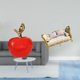 thumbnail image 2 of Estatua de cerámica, figurita, muebles para casa de muñecas, escultura de fruta artificial, artesanías, adorno creativo único y realista, adecuado par, 2 of 8