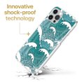 thumbnail image 3 of Case Yard iPhone-12/12-Pro Case Clear Soft & Flexible TPU Ultra Low Profile Slim Fit Thin Shockproof Transparent Bumper Protective Cover Drop Protective Cell Phone Cases (Great Wave Pattern), 3 of 8
