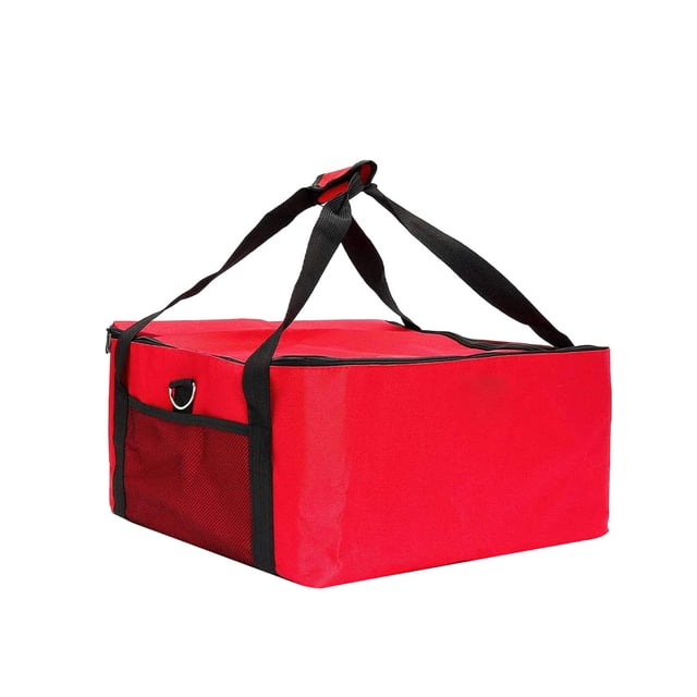 Bearachild Bolsa aislada para entrega de alimentos con almacenamiento conveniente, comida caliente o fría, ligera y portátil Almacenamiento y organización del hogar rojo