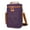Purple, variant on Tirrinia Insulated 4 Bottle Wine Carrier Tote Cooler Bag for Travel Picnic Padded Champagne Glass Carrying Case Leather