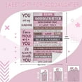 thumbnail image 4 of Goddaughter Gifts from Godmother Godfather, Baptism Gifts for Girl, Birthday Gifts for Goddaughter, Goddaughter Baptism Gifts, God Daughter Gifts from Godmother, Blanket, 4 of 9