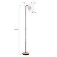 thumbnail image 2 of Adjustable Floor Lamp - Modern Standing Reading Lamp with 360° Adjustable Gooseneck, Bedroom, office, Living Room Reading Lamp, White, 2 of 3