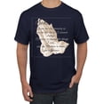 thumbnail image 1 of Wild Bobby, Praying Hands God Grant me the Serenity Courage Wisdom, Inspirational/Christian, Men's Graphic Tees, Navy, 5XL, 1 of 3