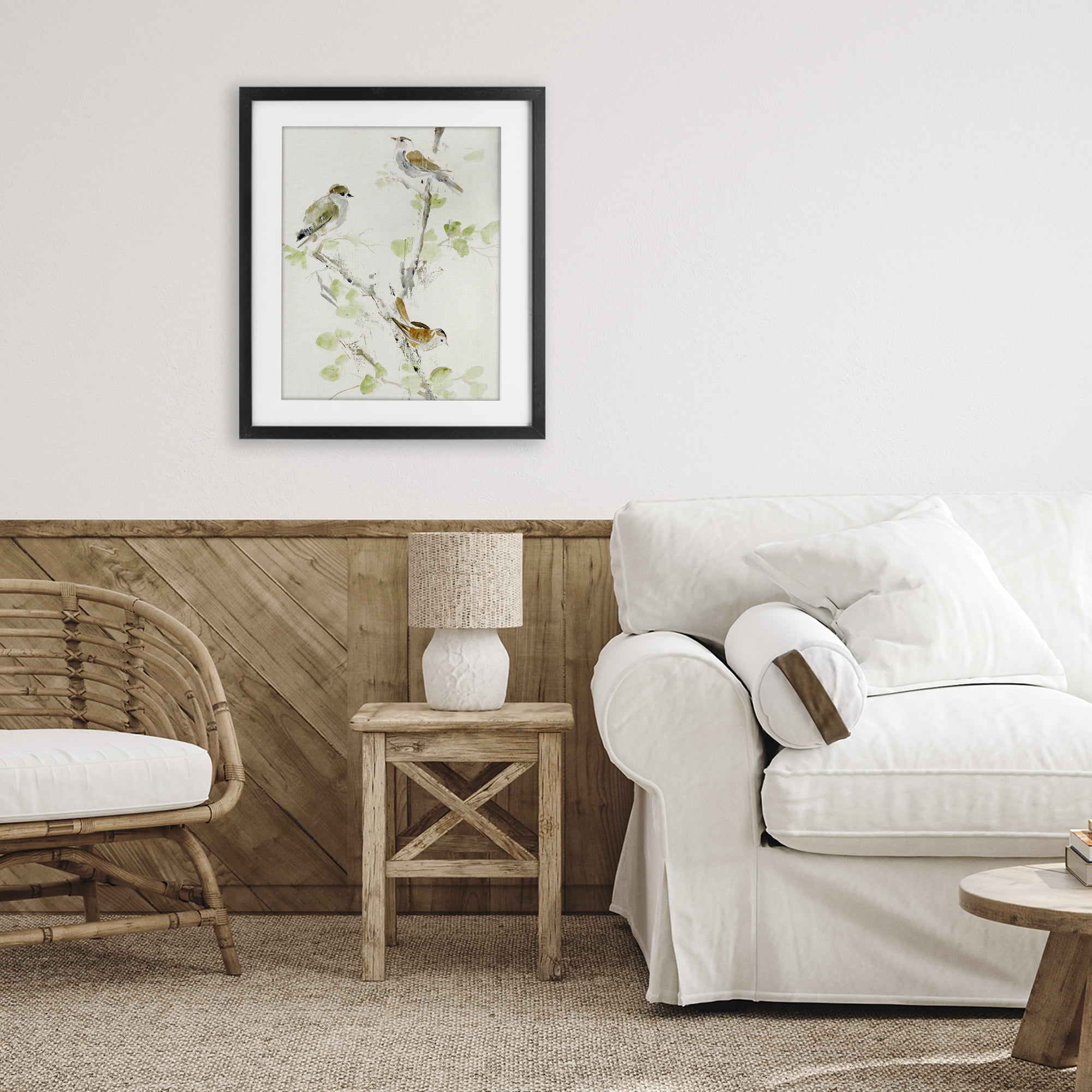 Stupell Industries Delicate Feathers Abstraction Black Framed Print Under Glass, design by Lorenzo Collective