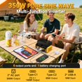 thumbnail image 4 of Power Inverter PlantPalGear 350W Pure Sine Wave 20V DC to 120V AC, 4 of 9