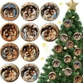 thumbnail image 4 of 24 Pcs Scene Ornaments Christmas Wooden Hanging Ornament Christmas Ornament The Birth of Christmas Decorations for Tree Xmas, 4 of 8