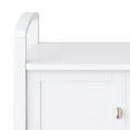 thumbnail image 4 of Simpli Home Warm Shaker SOLID WOOD 44 inch Wide Transitional Entryway Storage Bench in White, 4 of 7