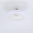thumbnail image 4 of ¡Ahorra en Grande!, Ventilador de techo E27 con luces Ventilador de techo bajo cerrado Luz de techo con ventilador Ventilador oculto Lámpara de cardán Delier Atenuación de tres colores Akmoler, 4 of 9