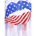 thumbnail image 3 of Camiseta con Estampado de Bandera de Estados Unidos en Talla Extra Rosegal  Camisetas tallas grandes, 3 of 5
