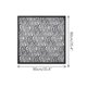 thumbnail image 3 of INSPIRAR CHIC Mujeres Pañuelos Grandes de Satén Impresos de Cebra, 35"x35" Pañuelo de Cuello de Seda, Bufanda para la Cabeza, Bandanas 35.4x35.4" Blanca, 3 of 6