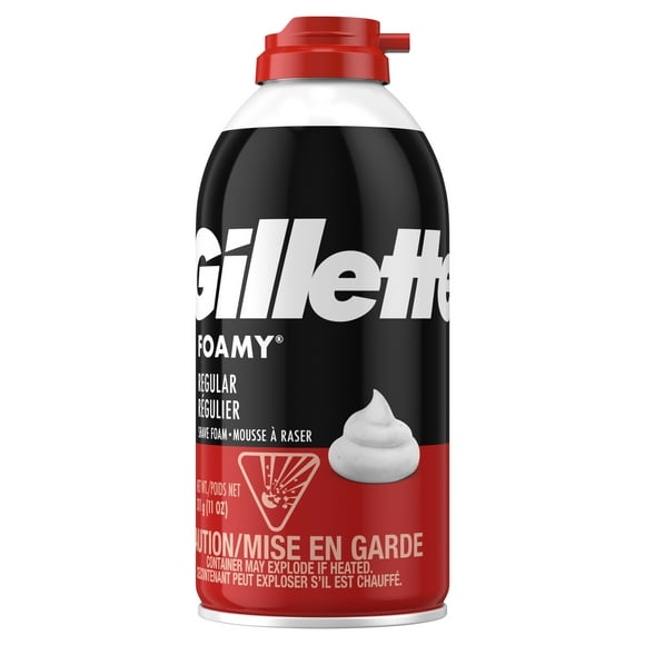 Gillette Foamy Classic Shave Foam for Men Original Scent