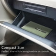 thumbnail image 7 of FINPAC Car Registration & Insurance Card Holder, Glove Box Card Organizer Wallet, Car Document Holder for Cards, Driver License & other Essential Documents, Sage Green, 7 of 7