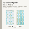 thumbnail image 4 of Modern Threads Organic Vines 6-Piece Cotton Adult Bath Towel Set, Sage, 4 of 7