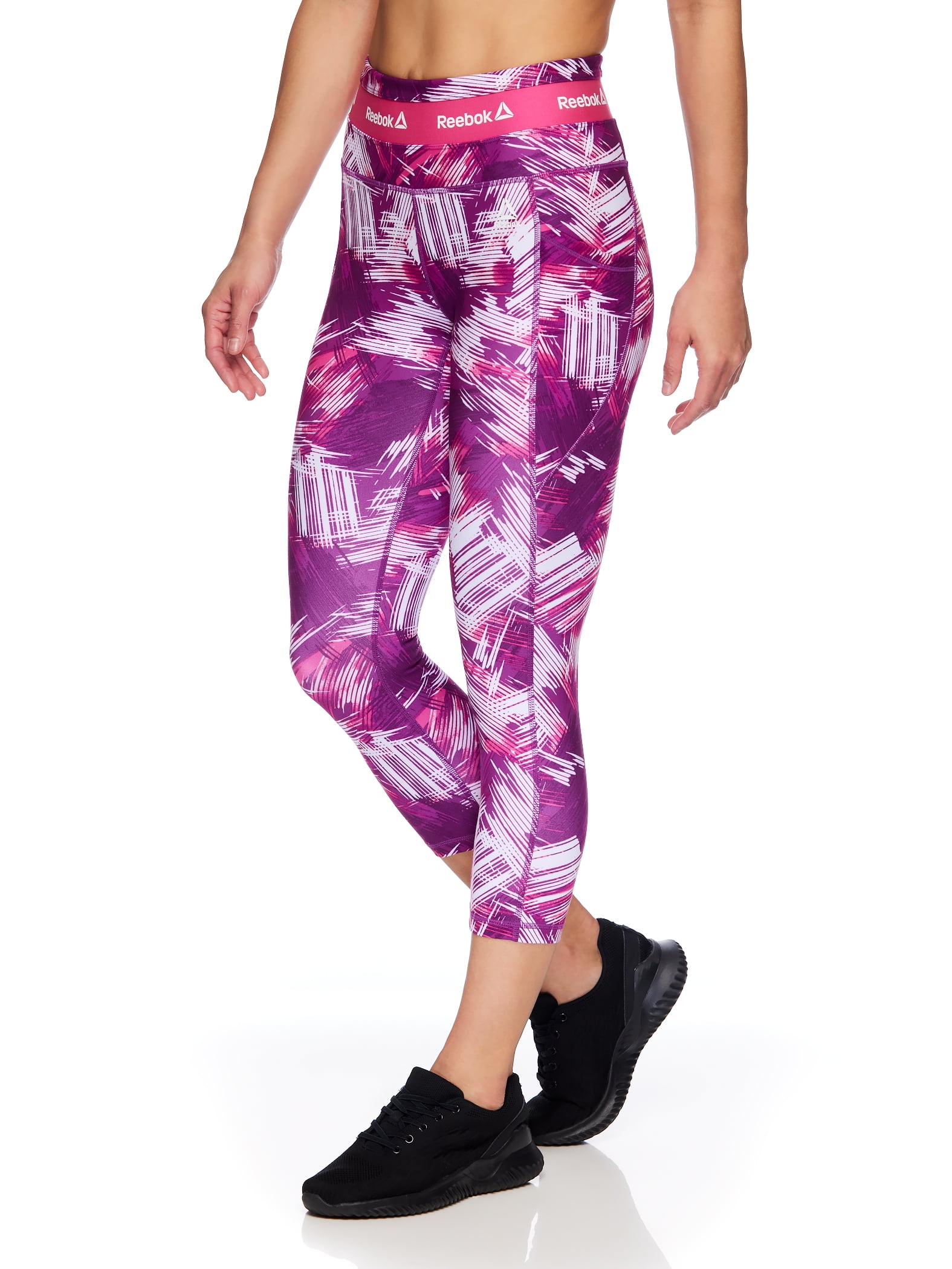 Reebok Yoga High Rise Performance Rib Leggings Xs Sedona Rose : Target