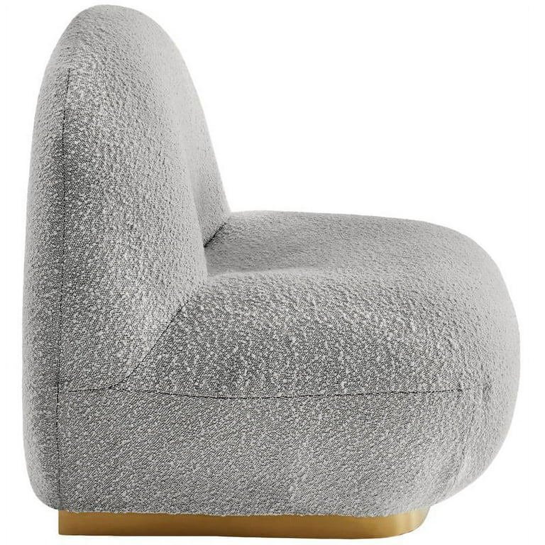 Meridian Furniture Liam Boucle Fabric Accent Chair Meridian Furniture Liam Boucle Fabric Accent Chair