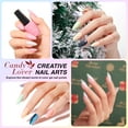 thumbnail image 4 of Candy Lover Gel Nail Polish Kit, 12 Colors Romantic Macaron Nail Gel Kit with Greeting Card & 72W UV Nail Lamp, Salon Quality Long-lasting Gel Polish Set, Gift for Girl Women DIY Manicure, 4 of 13