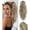 Gold, variant on Ponytail Wig For Women, Grab Clip, Short Style, Light High Ponytail, Curly Hair, Naturally Fluffy Braid