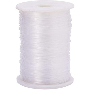 1 Roll Nylon Wire Fishing Line Beading Thread Clear 1.0mm about 196.85 yards(180m)/roll