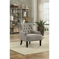 thumbnail image 7 of Lexicon Charisma Upholstered Accent Chair in Taupe, 7 of 7