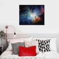 thumbnail image 4 of COMIO  Canvas Print Wall Art Stars Across The Galaxy with Cosmic Cloud Astronomy Space Sky Digital Art Modern Art Global Scenic Colorful Multicolor for Living Room, Bedroom, Office, 4 of 4