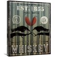 thumbnail image 1 of Global Gallery's 'Old Salt Whiskey Love Birds' By Ryan Fowler Stretched Canvas Wall Art, 1 of 4