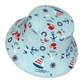 thumbnail image 3 of Bingfone Sailboats Anchors Bucket Hat For Men Women,Packable Reversible Printed Sun Hats,Fisherman Outdoor Travel Hiking Beach Caps, 3 of 9