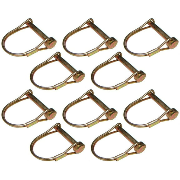 RAParts (10) Ten Aftermarket PTO Lock Pin Measuring 1-3/4 X 1-1/2 X 1/4