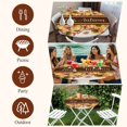thumbnail image 7 of Orange Sunflower Pumpkins Round Tablecloth, Fitted Table Cover with Elastic for 36"-44" Round Tables, Pastoral Botanical Rustic Table Cloth Outdoor Indoor Dinning Party Waterproof Tablecloths, 7 of 7