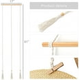 thumbnail image 4 of Xilong Coat and Hat Rack, Wood White, for Dressing Table Bedroom Desktop, 4 of 4