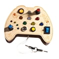 thumbnail image 3 of Juguete Montessori de mesa ocupada con botones de luz, juguete sensorial de habilidad práctica, juguete de Aprendizaje Temprano para niños, regalo, 3 of 9