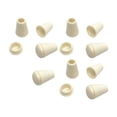 thumbnail image 1 of HILABEE 10 Pieces Bell End Stoppers Fasteners for Paracord Drawstring Bag DIY Crafts Beige, 1 of 9