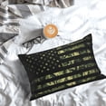thumbnail image 5 of Rateoe American Flag Camo Pattern Decorative Pillow Case,Throw Pillow Covers,Plush Pillow Cover,Soft Pillow Case,Velvet Pillow Case-20"x30", 5 of 6