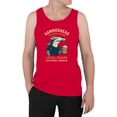 thumbnail image 2 of Boca Raton Hammerhead Shark Fun Men's Tank Top, 2 of 3