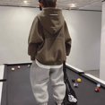 thumbnail image 2 of Suéter y polar con capucha de cachemira para bebé 2022, nueva versión coreana suelta para niño, ropa para niños grandes para mantener el calor, 2 of 4