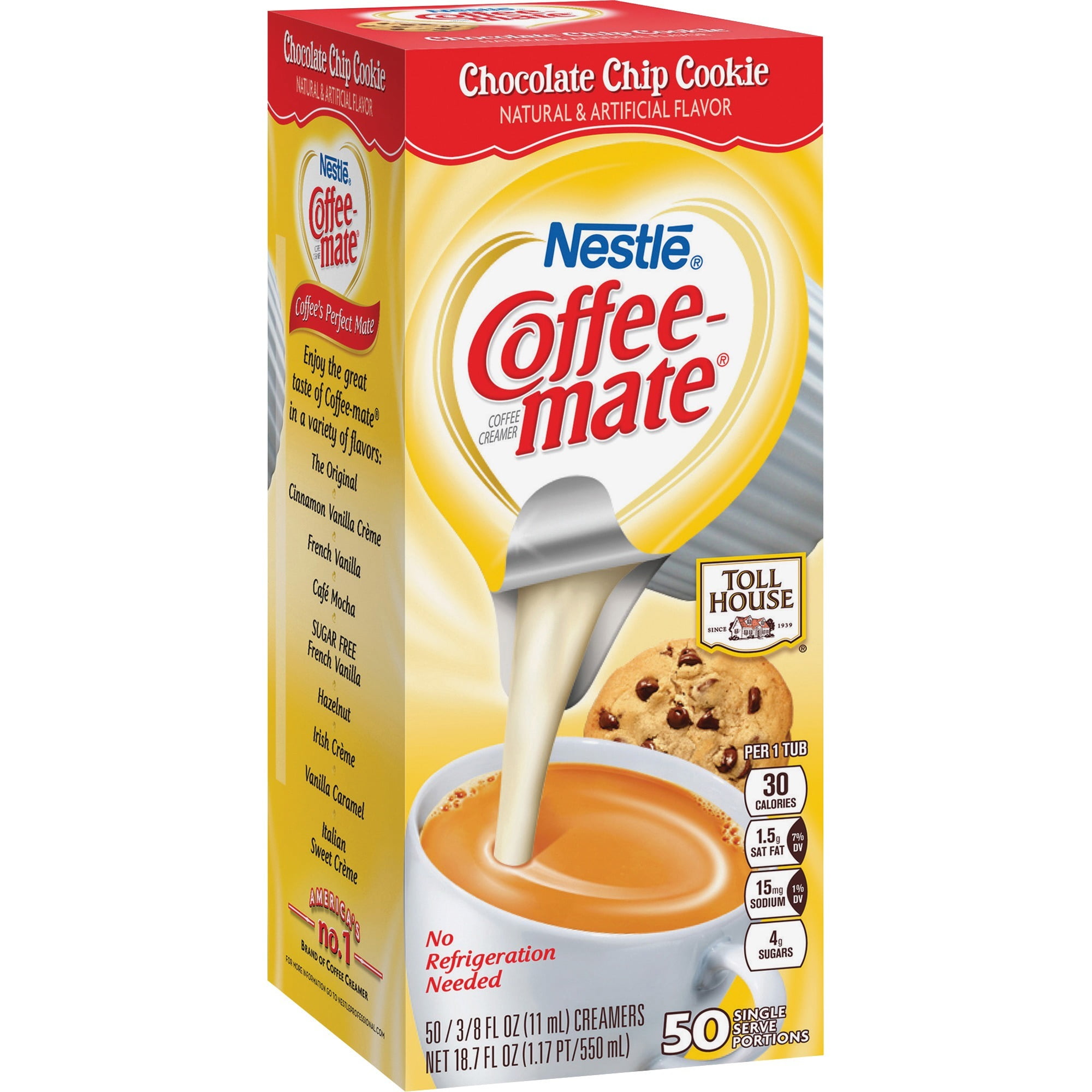 CoffeeMate Coffee Creamer Variety 6 Pack Liquid Creamer Singles 180 Ct