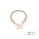 thumbnail image 4 of Pulsera de acero inoxidable del encanto del corazón para las mujeres con estilo y joyería duradera, 4 of 8