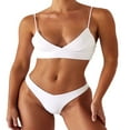 thumbnail image 1 of 2Pcs Femmes Bikini Ensembles Maillot de Bain Triangle Soutien-Gorge String Maillot de Bain, 1 of 6