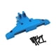 thumbnail image 5 of Cubiertas de caja de cambios trasera para coche RC 1:16, repuestos de actualización, fácil instalación y reemplazo azul, 5 of 9