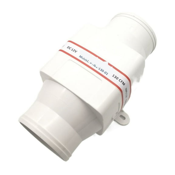 12V/24V DC Electric 3 Inch Straight 130CFM Mute Exhaust Fan Yacht RV Kitchen Cabin Exhaust Fan ,Powerful and Efficient