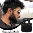 thumbnail image 4 of Beauty Tools Brush For Barbers Natural Boar Brush Grooming Tool Soft Barber Brush Ergonomic Finger Ring Handle Mustache Combs Barbering Solution, 4 of 8